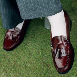 Bass Weejuns Burgundy / Oxblood Tassel Loafers